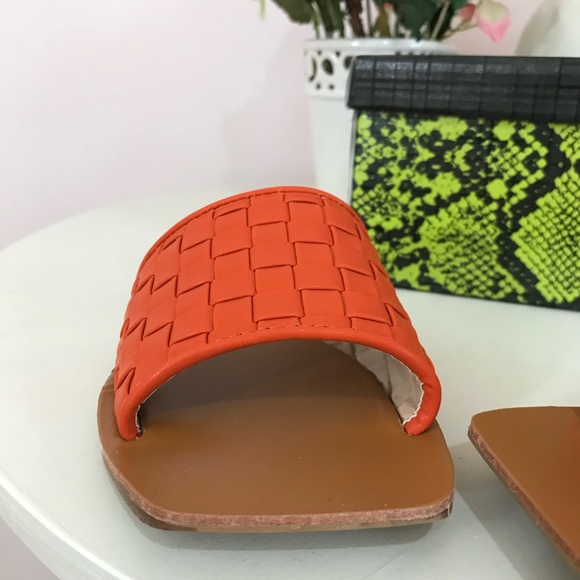 Forever 21 woven pattern square toe sandals - Picture 2 of 9